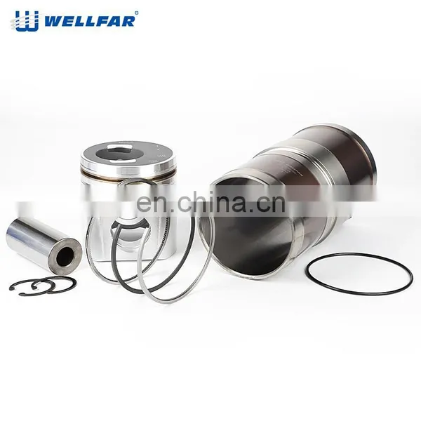 Wellfar Truck KTA19 6CT 4BT 6BT ISX Piston Ring Cylinder Piston Kit Diesel Engine Spare Parts For Cummins photo-2