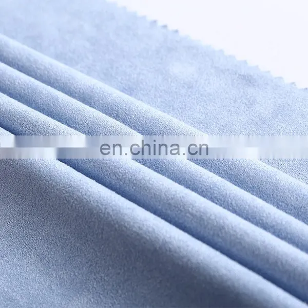 130gsm 150gsm 180gsm 200gsm 100%Polyester Suede Fabric Woven Fabric Home Textile for Garment photo-5