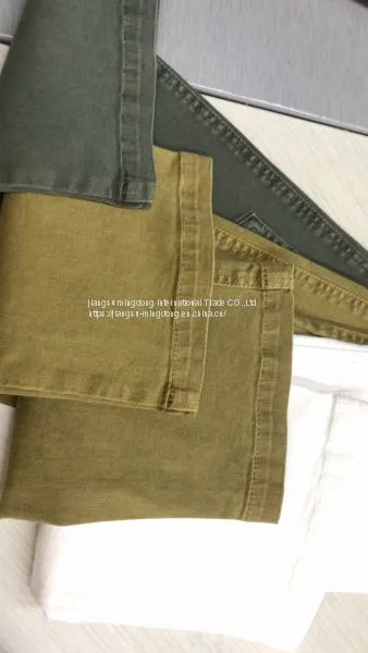 74%Cotton 19%Rayon 4%Polyester 3%Spandex Slub Twill photo-4