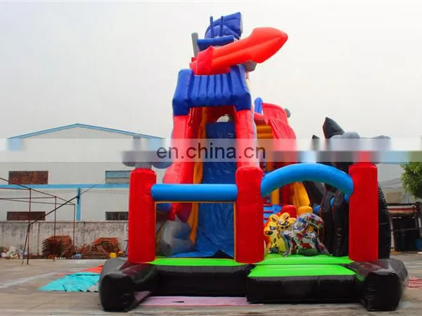 2020 New Design Space Theme Super Robot War Inflatable Slide on Sale photo-4