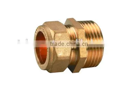OEM High Quality Brass Screw Compression Fittings for Copper Pipe photo-3