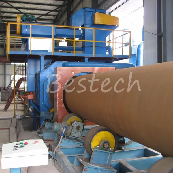 Round Steel Pipe Outer Wall Shot Blasting Machine photo-5