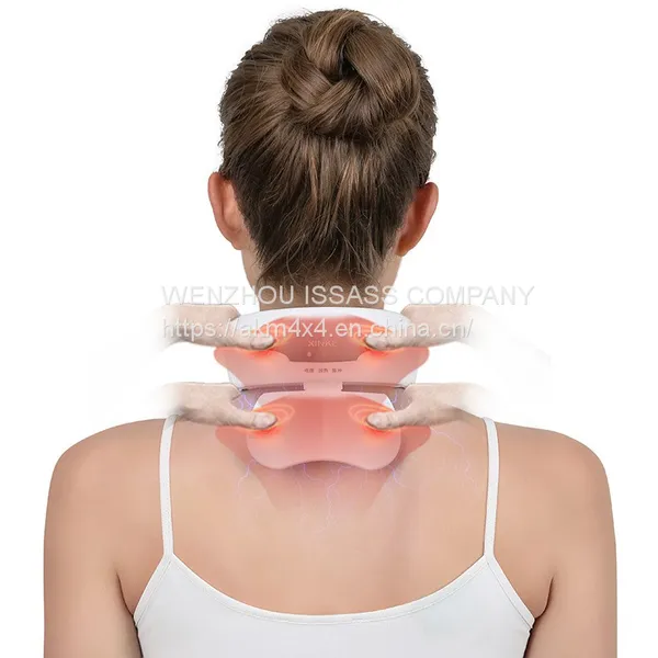 Smart 2020 Portable Mini Electric Wireless Neck Massager 360 Infrared Physiotherapy Intelligent Neck Massager photo-5