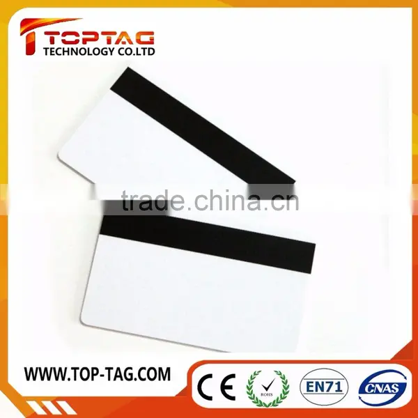 Blank White PVC Card With Hi-co Magnetic Stripe photo-3