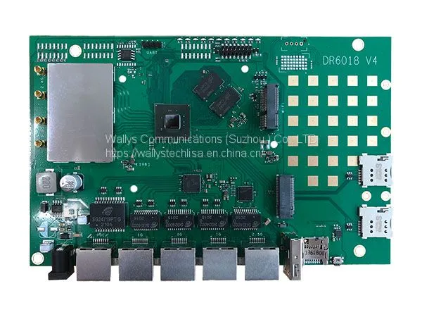 DR6018 V4 Поддерживает OpenWRT, Поддержка: QUECTEL RM500Q-GL и Поддержка: QCN9074 WiFi 6E Карта Поддержка OpenWRT IPQ6010 802.11ax 2x2 2.4G и 5G 2.5 Гбит