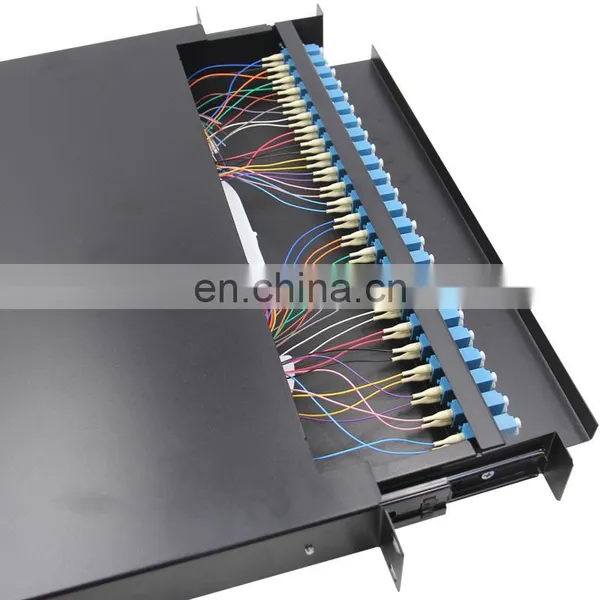 Empty FTTH Equipment Splitter Cassette Fiber Optic Patch Panel Mini ODF Type PLC Splitter Rack Mount photo-5