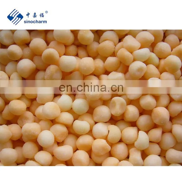 BRC A Approved Hami Melon IQF Fruit Cantaloupe Balls Frozen Cantaloupe From Sinocharm