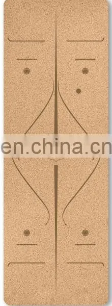 Factory Direct of High-density Custom Pvc Eva Nbr Thick Non-slip Skipping Rope Mat Cork Meditation Yoga Mat photo-4
