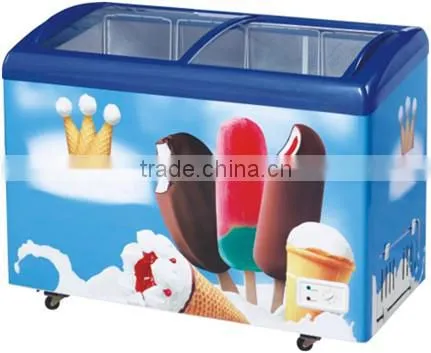 268L Supermarket Display Freezer With One Free Basket photo-2