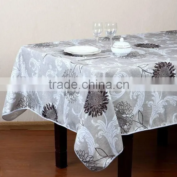 New Style Flower Fabric Painting Designs on Table Cloth Quality Choice photo-2