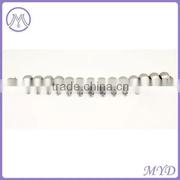 Stainless Steel Men Skull Bracelet With Silver Plating photo-3