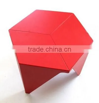 Unique Design Prismatic Table Exquisite Metal Coffee Table photo-3