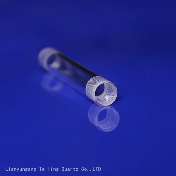 Quartz Tube With Thread Mouth At Both Ends photo-4