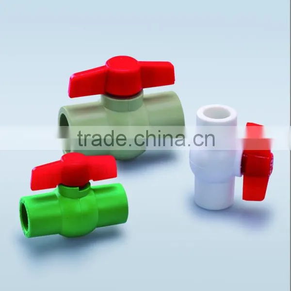 LL220027 Red Rotary Knob Plastic Ppr Stop Tap Valve