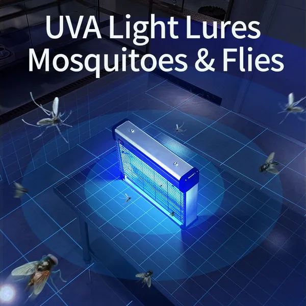 Dengx Brand IEC Quality Standard D20WP-FSL 35W Indoor Electric Fly Killer Lamp for Supermarket photo-2