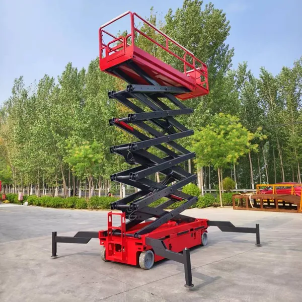 Self - Lifting Platform for Hanging Advertising Posters in High - Altitude Operations of Shops and Residential Buildings