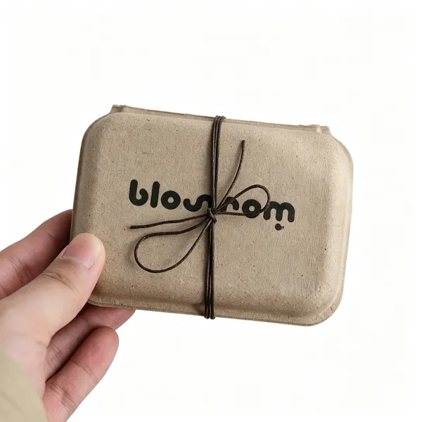 Pulp Gift Box for Cosmetics & Perfume Packaging, Luxury Texture, Lightweight & Durable