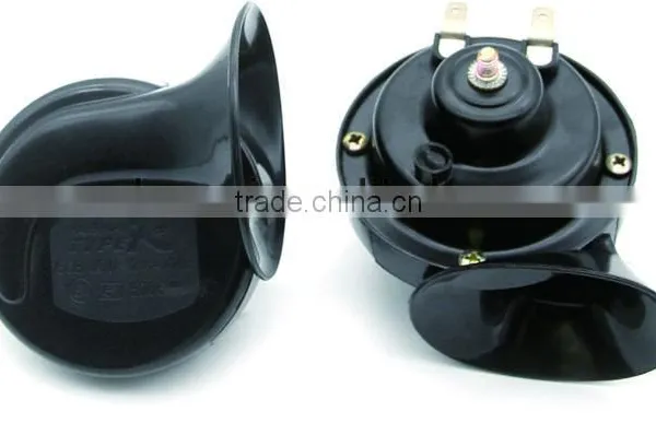 2x 12V Snail Air Horn Vehicle Marine Boat Loud Alarm Kit Red for Car Boat Motorcycle Van Car Horn HR-3011