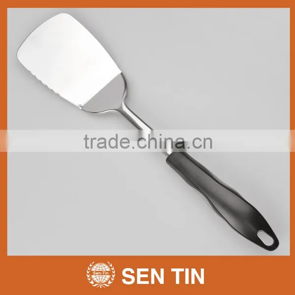 KU-A04BTPR Stainless Steel Slotted Turner With PP & TPR Handle Kitchen Tool photo-2
