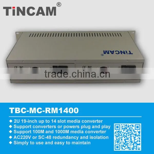 2U 19''16 Slots Fiber Chassis With DC40V+DC48V photo-5
