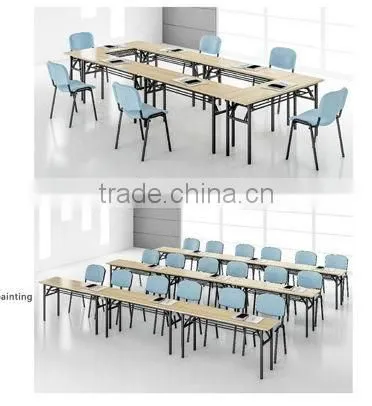 Latest Design Folding Frame Table With Black Color Frame photo-3