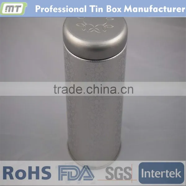 Round Empty Coffee Can With Insert Lid photo-5