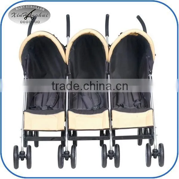Fashion Side by Side Triple Stroller photo-2