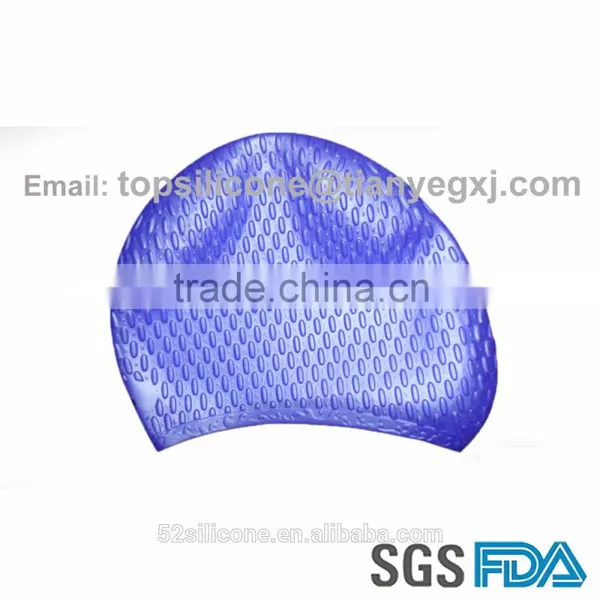 Hot Sale Waterproof and Breathe Freely Customize Logo Silicone Swimming Cap for Long Hair Quality Choice Most Popular photo-5
