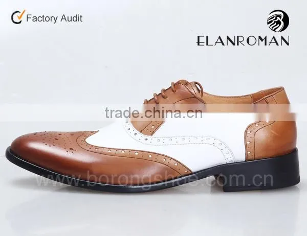 Hot Sale Fashion Man Dress Shoe Brogues Shoes Handmade Leather Shoes photo-2