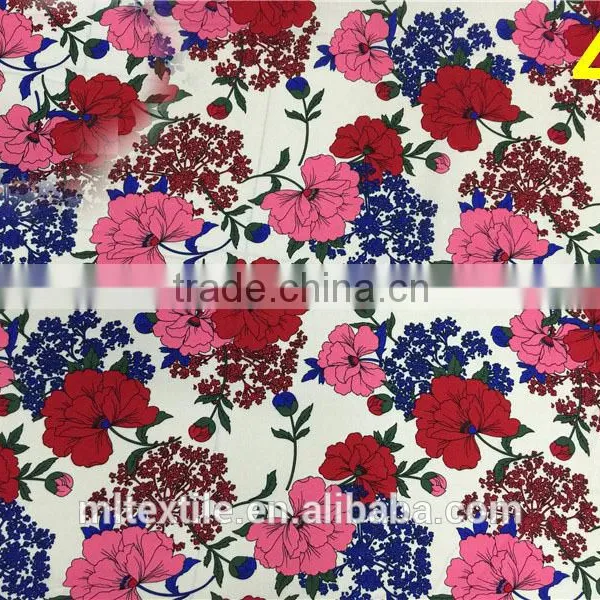 Latest Hot Selling 100% Cotton Deying Fabric Printed Fabric for Dress photo-4