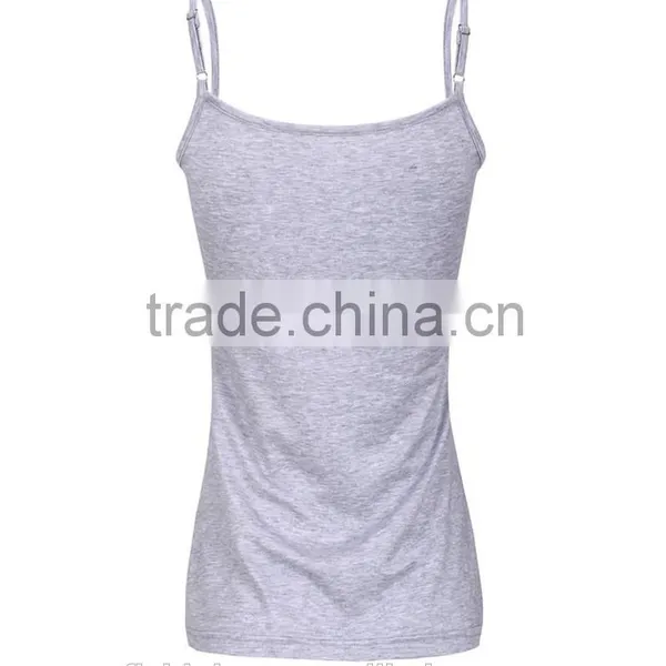 Ladies Plain Custom Printed Tank Top photo-6