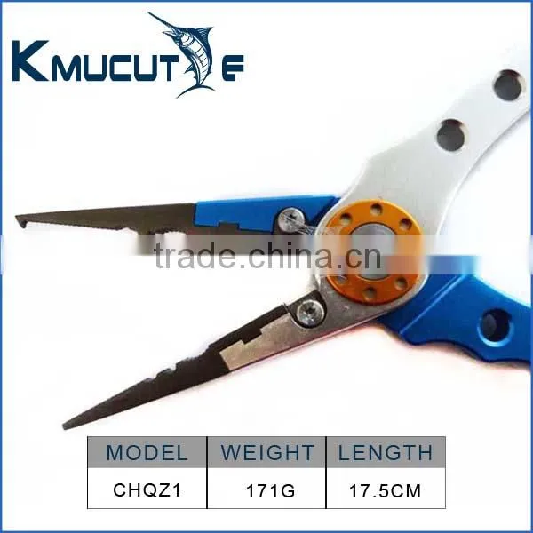 Multifunctional High Quality Outdoor Fishing Tackle Aluminum Alloy Fishing Pliers Kmucutie Pliers CHQZ1 photo-2