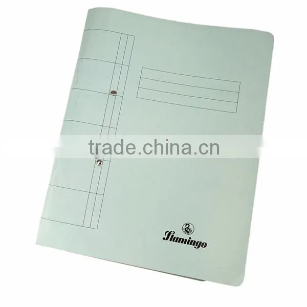 2016 Made in China Wholesale Fashion Design A4 Handmade Paper File Folder With Spring Clip photo-2
