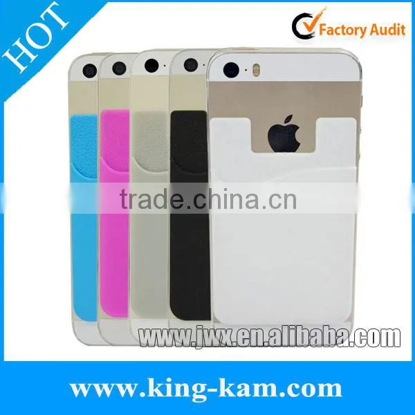 Best Quality Silicone Cell Phone Credit Card Holder Funny Cell Phone Holder photo-6