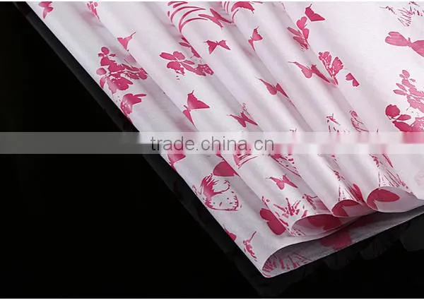Printed Custom Logo Wrapping Tissue Paper for Flowers on Sale photo-3