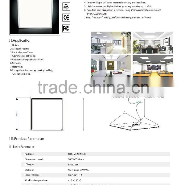 600x600mm Led Panel Light photo-2
