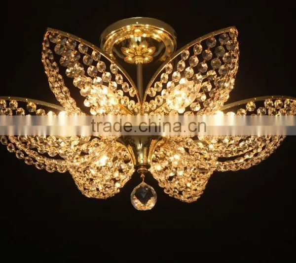 Restaurant Manufacturer Murano Glass Chandelier With Crystal in Zhongshan