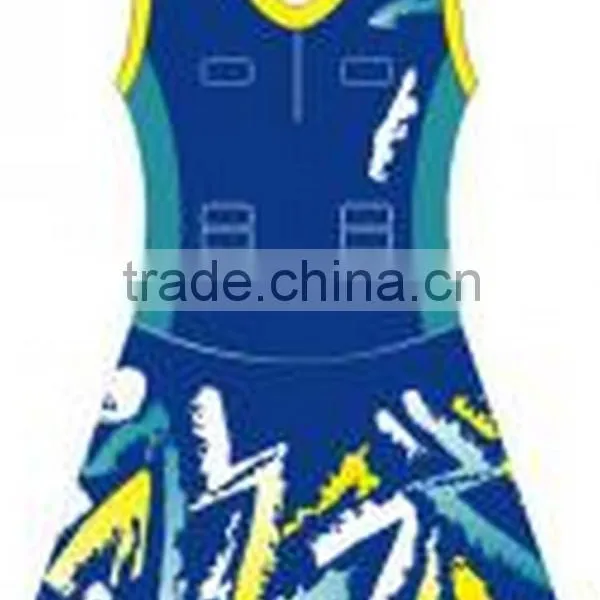 Lovely Sublimation Factory Made Netball Dress Hot Sale photo-4