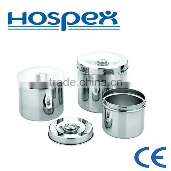 HH381 Stainless Steel Medical Ointment Jar