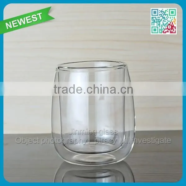 2015 Newest Double Wall Tea Cups Glass High Quality Glass Coffee Cup photo-2