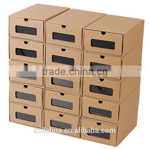 Shenzhen Dahua Custom Folding Shoe Box Cardboard Box photo-2