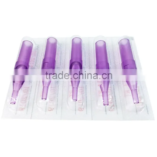High Quality Disposable Tattoo Tip 14RT Purple photo-2