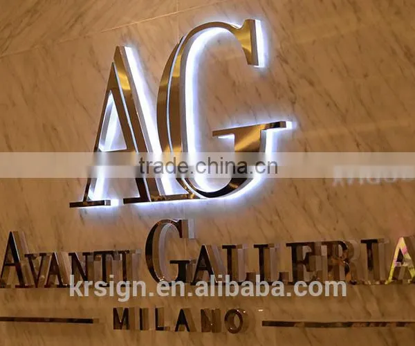 Stainless Steel Lighted Letter Sign With Led Illumination photo-3