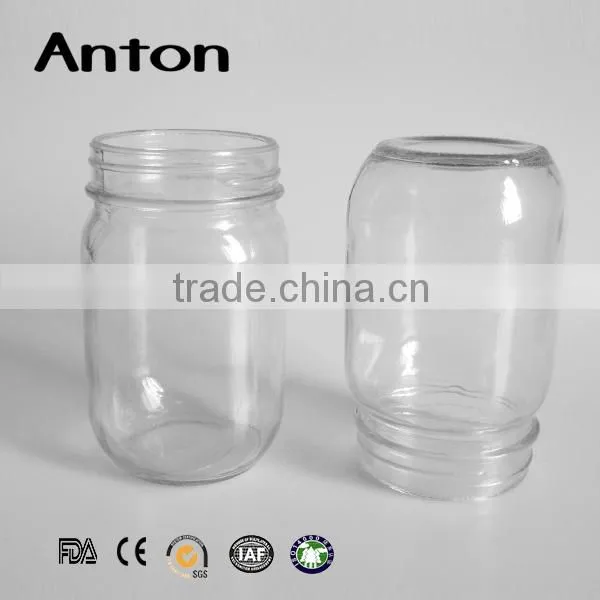 350ml Glass Storage Jars Glass Nuts Storage Jar for Kitchen With Tap photo-2
