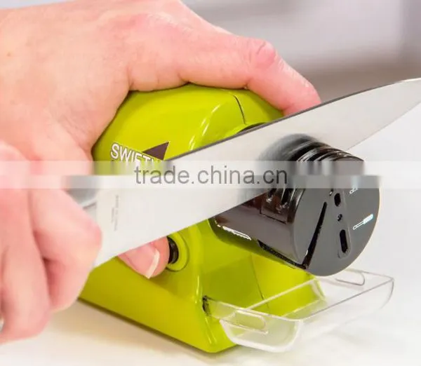 Cordless, Electric Knife Blade Sharpener Knife Sharper Knives Grinding Machine Accessory As Seen On Tv For Kitchen Appliance photo-3