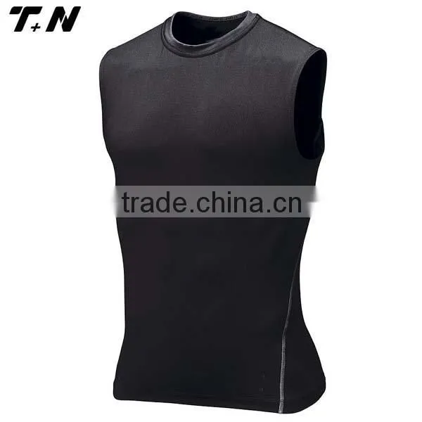 Blank Compression Wear, Compression Vest Men, Rash Vest Sleeveless photo-3
