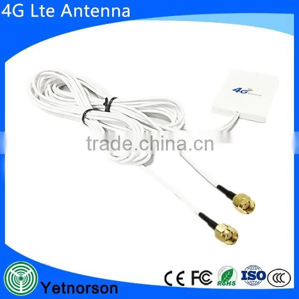 4G Lte Antenna 12dbi Small Panel Aerial With 2 SMA Male Connector Rotatable photo-3