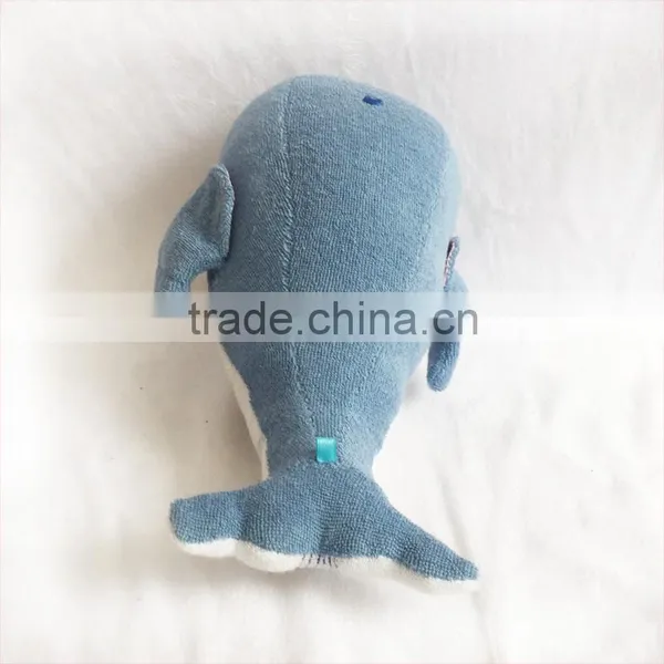 Wholesale Stuffed Sute Dolphin Toy Mini Bule Plush Dolphin photo-3