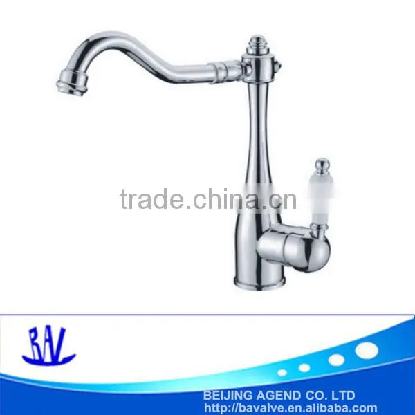 Single Handle Bathroom Sink Tap Single Level Basin Faucet photo-3