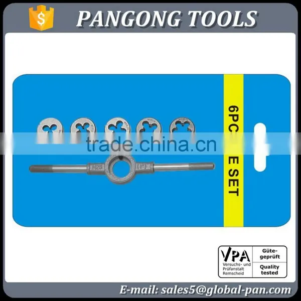 6pcs Thread Cutting Die Set Mini Hand Tool Kit Tap and Die photo-4